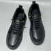 Men's Sneakers Autumn 2024 New Genuine Leather White Youth Versatile Trendy Thick Sole Lightweight Slip-On Casual Shoes_vogvips.com
