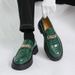 Euro Step Autumn New Thick-Soled Business Loafers For Men Korean Fashion Shiny Height-Increasing Slip-On Leather Shoes_vogvips.com