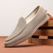 Slip-on loafers Loafers Commuter soft-soled business all-in-one flat moccasins_vogvips.com