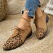 Shoes Single Shoes Retro Leopard Print Fashion Short Boots_vogvips.com