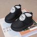 Kids' Winter Boots – Warm Fleece-Lined Snow Boots For Boys & Girls (Ankle Height, Non-Slip Rubber Sole, Khaki/Black, Sizes 22-33)_vogvips.com