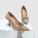Elegant French Crystal Bow Pointed-Toe High Heels – Stylish Summer Dress Shoes For Women & Men (Black, Red, Beige)_vogvips.com