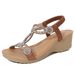 2026 Ladies Cross-border TPR New Fashion Rhinestone Sandals Korean Style Thick-soled Wedge Women's Shoes_vogvips.com