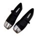 French Style Square Toe Mary Jane Shoes For Women In Autumn 2025, Paired Gentle Skirt And Flat Bottom Single Shoe With A_vogvips.com