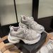Suyin's Same Paris Old Magazine~Silver White Casual Fashion Height Increasing Thick Soled Sports Shoes, Dad Shoes_vogvips.com