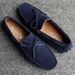 Genuine Leather 2025 Loafers Spring Autumn Slip-On Casual Fashion Driving Korean Style Men's Student Shoes_vogvips.com