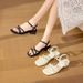 Stunning French-style Women's Sandals Outdoor Wear, New 2026 Model, A High-end Feel, Suitable For Pairing With Skirts,_vogvips.com