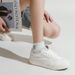 Spring And Autumn New Canvas Women's Student Korean Edition Casual Board Shoes Sporty Style Ins Trendy Lace Flat Bottom_vogvips.com