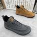 Men's Trendy High Top Sneakers Spring New Style Soft Leather Martin Boots British Style Sports Casual Shoes_vogvips.com