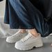 Spring Women's Canvas Sneakers - Style Breathable Platform Shoes | 4cm Height Increase Casual Shoes BR301-1_vogvips.com