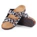 Kidmi New Women's House Sandals Cork Sole Womens Suede Soft Comfortable Mules Clogs Non-slip Beach Slippers_vogvips.com