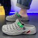 Men's Oversized Sandals Summer Wear, 46 Thick Sole Dual-use, 47 Hole Shoes For Men, 48 Beach Toe Cap Slippers_vogvips.com
