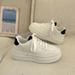 Thick Soled White Shoes For Women New Style Comfortable Leather Casual Summer Sneakers Single Shoes Trend_vogvips.com