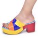 Italian Design Wedges For Women Platform Shoes High Heels Strong Heel Pumps Lady Wedge Sandals_vogvips.com