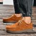 Genuine Top Layer Large Size Fashion Business Casual Handmade Men's Leather Shoes_vogvips.com