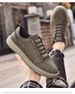Casual Round Head Lace-up-free Board Shoes Men's Low-top Breathable Sports Hand-scratched Board Shoes Men's Shoes_vogvips.com