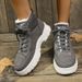 Plus Size Snow 2024 Autumn Winter New Fleece-Lined Thickened Hiking Martin Boots For Women_vogvips.com