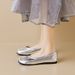 Flat Shoes Children's Shallow Mouth Versatile One-pedal Soft-soled Single Shoes Sub-toed Pig's Trotter Shoes_vogvips.com