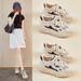 Daddy Shoes Female Student Sports Running Casual Mesh Breathable Height-increasing Shoes_vogvips.com