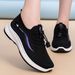 Women's Spring Lightweight Slip-on Walking Fly-knit Single Soft-soled Breathable Casual Shoes, Mom's Shoes For Women_vogvips.com