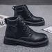 European Warm Series Men's Martin Autumn New High-top Work British Style Short Korean Version Versatile Thick Boots Trendy Shoes_vogvips.com