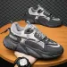 Men Clunky New Mesh Breathable Sneakers Trend Versatile Inner Heightened Athleisure Running Shoes Black Free Shipping_vogvips.com