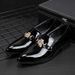 New European Style Business Formal Patent Single Pointed Toe Slip-On Leather Men's Shoes_vogvips.com