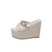 Thick Sole Baotou Half Slippers Women's Summer Outwear New Arrival Women's Shoes Super Popular Net Shoes Classy Sense Lazy Sandals Slippers_vogvips.com