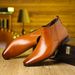 Shoes Cross Border Supply Of Large Size 2026 Spring And Autumn Small Square Head Formal Chelsea Boots High Top Leather Boots_vogvips.com