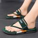 2025 Summer New Beach Flip-Flops For Men, Vietnamese Style Sandals, Men's Outdoor Toe-Post Slippers_vogvips.com