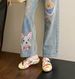 EVA Closed-toe Anti-collision For Women, Summer Outdoor Cartoon Sandals, Non-slip Beach Shoes, Colorful Leopard Print_vogvips.com