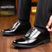 Suitable For All Seasons 2025 Spring And Autumn New Business Formal Men's Three-Joint Lace-Up Single Breathable Security Leather Shoes 002_vogvips.com