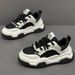 Euro Step Spring New Breathable White Sneakers Men's Versatile Thick-Soled Sports Casual Dad Trendy Shoes_vogvips.com