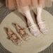 Embroidered Pearl Ballet For Women Fashion Hollow Mesh Round Toe Flat Mary Jane Shoes With Strap_vogvips.com