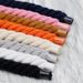 Shoelaces Cute Solid Color DIY Round Three Strand Shoelaces Thick Hand Woven Hemp Rope Polyester Cotton Rope_vogvips.com