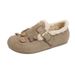 Cute Snow Boots 2025 New Plush Winter Slip-On Thickened Cotton Shoes For Women Y19-1_vogvips.com