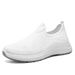 Women's Casual Shoes Large Size Women's Shoes Breathable Mesh Shoes Flying Woven Single Shoes One Pedal Middle-aged And Elderly Mother Shoes_vogvips.com