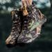 High-top Boots Men Anti-slip Lace-up Shock-absorbing Casual Shoes Men Wear-resistant Outdoor Comfortable Hiking Shoes Men_vogvips.com