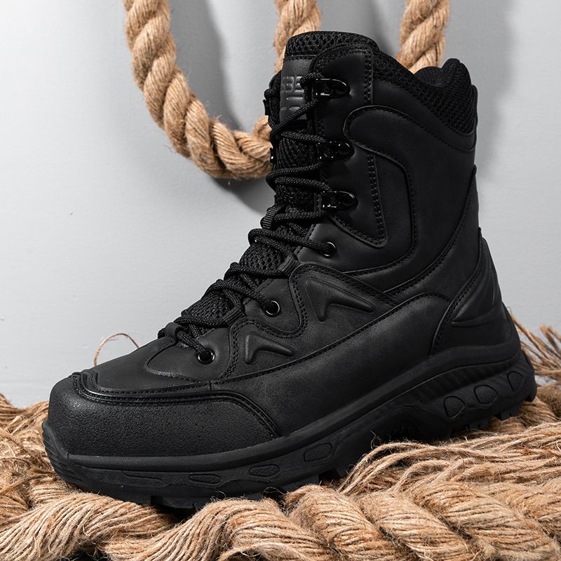 Men's Shoes With Wear-resistant Rubber Soles, Hiking Shoes, Combat Shoes_vogvips.com