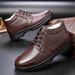 European Warm Series Middle-aged And Elderly Men's Winter High-top Cotton Extra Large Size Casual Genuine Leather Fleece-lined Warm Dad Shoes_vogvips.com