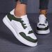 Korean Trendy Couple Style Fashionable Board With Soft Soles, Comfortable And Casual Sports Single Shoes, Lace Up_vogvips.com