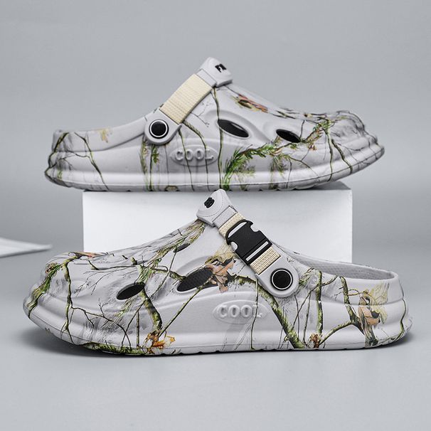 Summer Men Cave Shoes Slippers Fashion Garden Shoes Comfortable Soft Sole Outdoor Indoor Men's And Women's Beach Shoes 40-45_vogvips.com