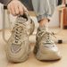 ShoeVault Trendy Men's Summer Youth Mesh Sports Running Boys Fashion Brand Black Warrior Dad Shoes Height Increasing_vogvips.com