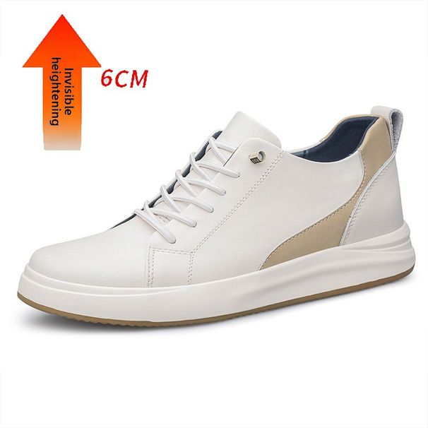 Men's Shoes, Small White Shoes, Invisible Inner Height Increase Shoes, Men's Casual Shoes, Board Shoes, Men's_vogvips.com