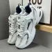 Temai Running 2026 New Unisex Retro Chunky Sneakers Breathable Mesh Upper White/Gray/Navy Sports Shoes 36-44_vogvips.com