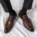 Pointed Business Formal Glossy New Fashion Korean Style Trendy Casual Leather Shoes For Men Lace-up_vogvips.com