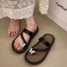 Shoes Women's Rhinestone Bow Flip Flops Casual Beach Wear Stylish Versatile Summer For Formal & Casual For Women_vogvips.com