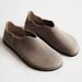 Women's Shoes Vintage Style Slip Suede Heel And Retro Soft Leather Flat Slip On_vogvips.com