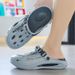 A Pair Of Clogs, Summer New Wear-Resistant, Non-Slip Sports Beach Shoes, Soft-Soled Comfortable Men's Shoes For Driving_vogvips.com