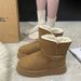 Women's Shoes Thick Soled Snow Boots For Women, Furry Shoes, Popular Casual Warm Bread Cotton_vogvips.com